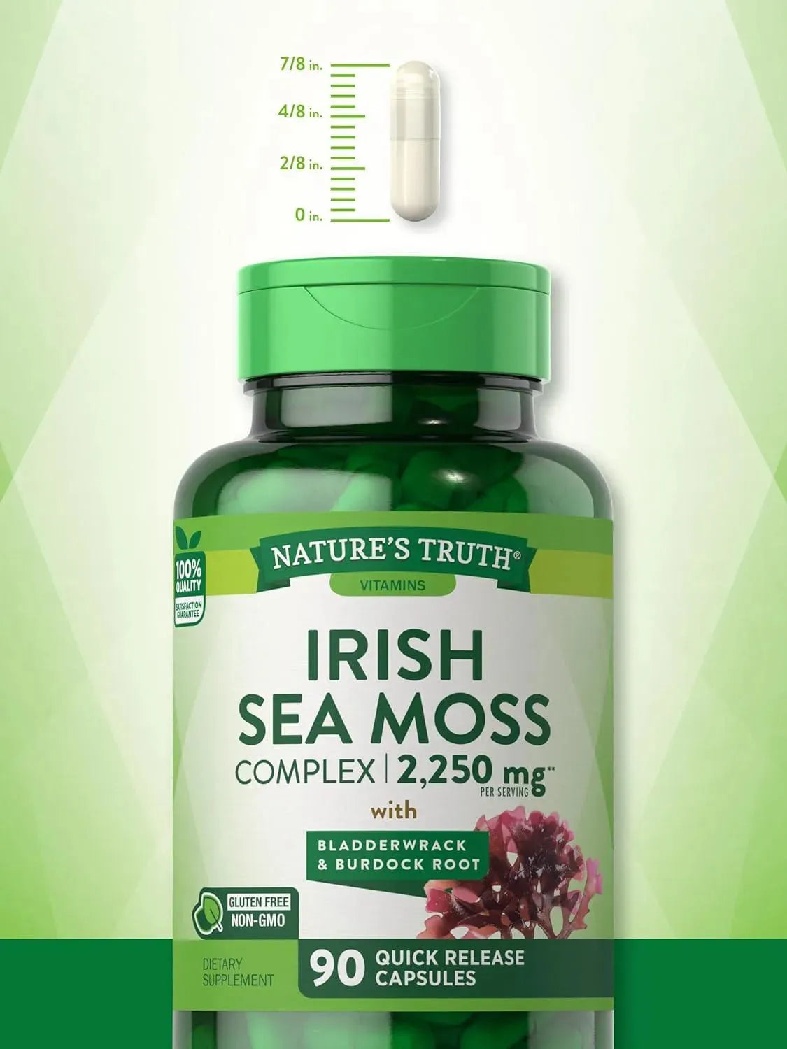 NATURE'S TRUTH - Nature's Truth Irish Sea Moss Complex 2250Mg. 90 Capsulas - The Red Vitamin MX - Suplementos Alimenticios - {{ shop.shopifyCountryName }}