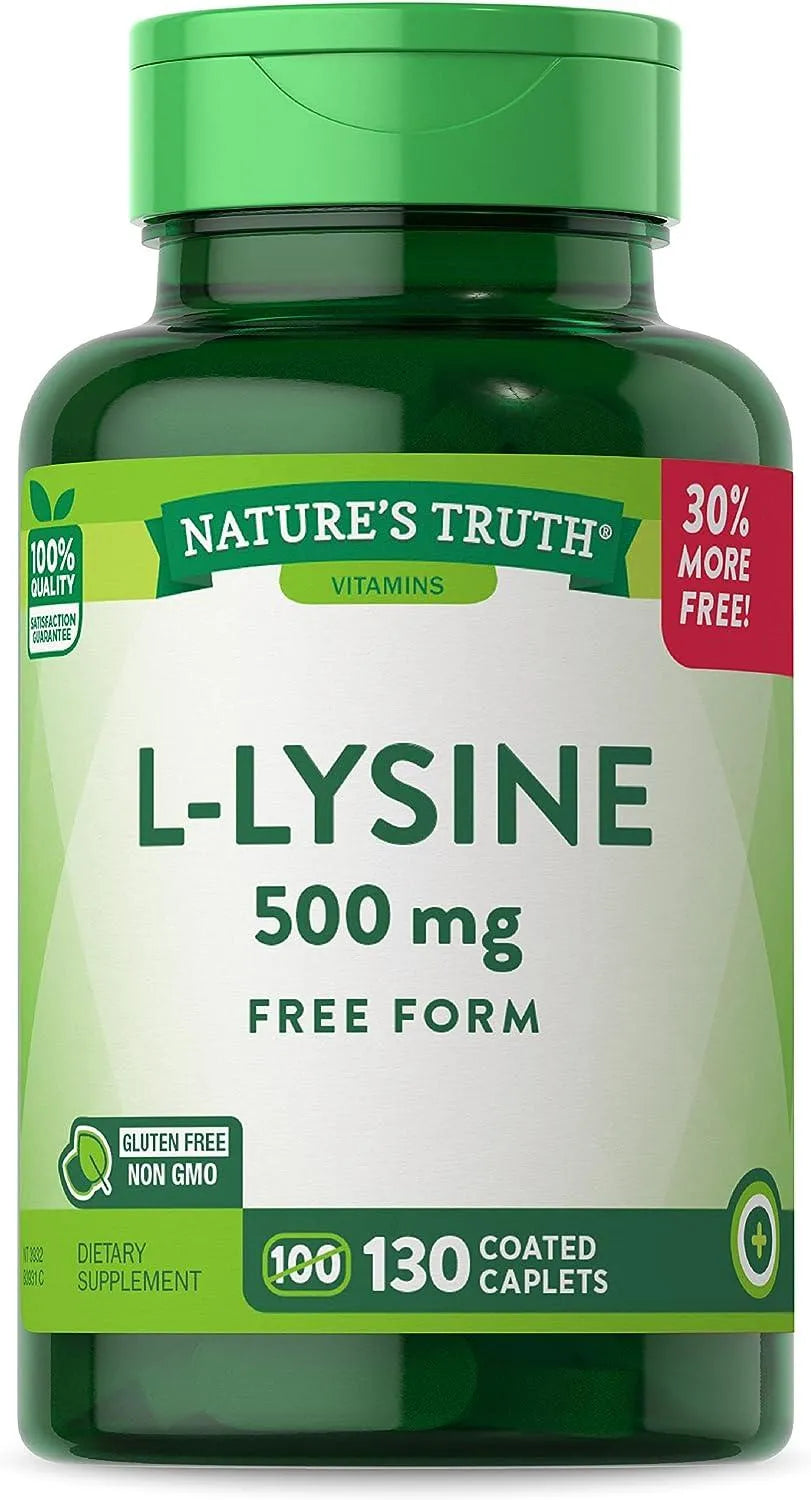 NATURE'S TRUTH - Nature's Truth L-Lysine 500Mg. 130 Tabletas - The Red Vitamin MX - Suplementos Alimenticios - {{ shop.shopifyCountryName }}