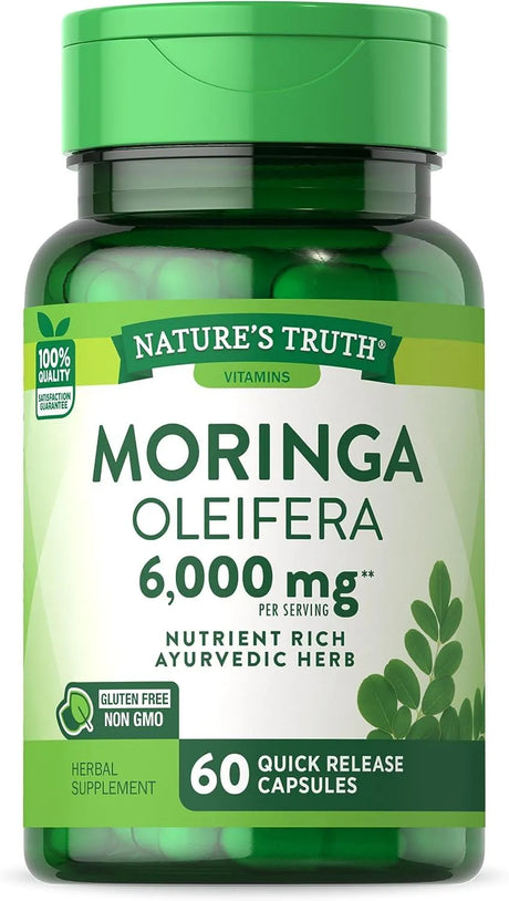 NATURE'S TRUTH - Nature's Truth Moringa 6000Mg. 60 Capsulas - The Red Vitamin MX - Suplementos Alimenticios - {{ shop.shopifyCountryName }}