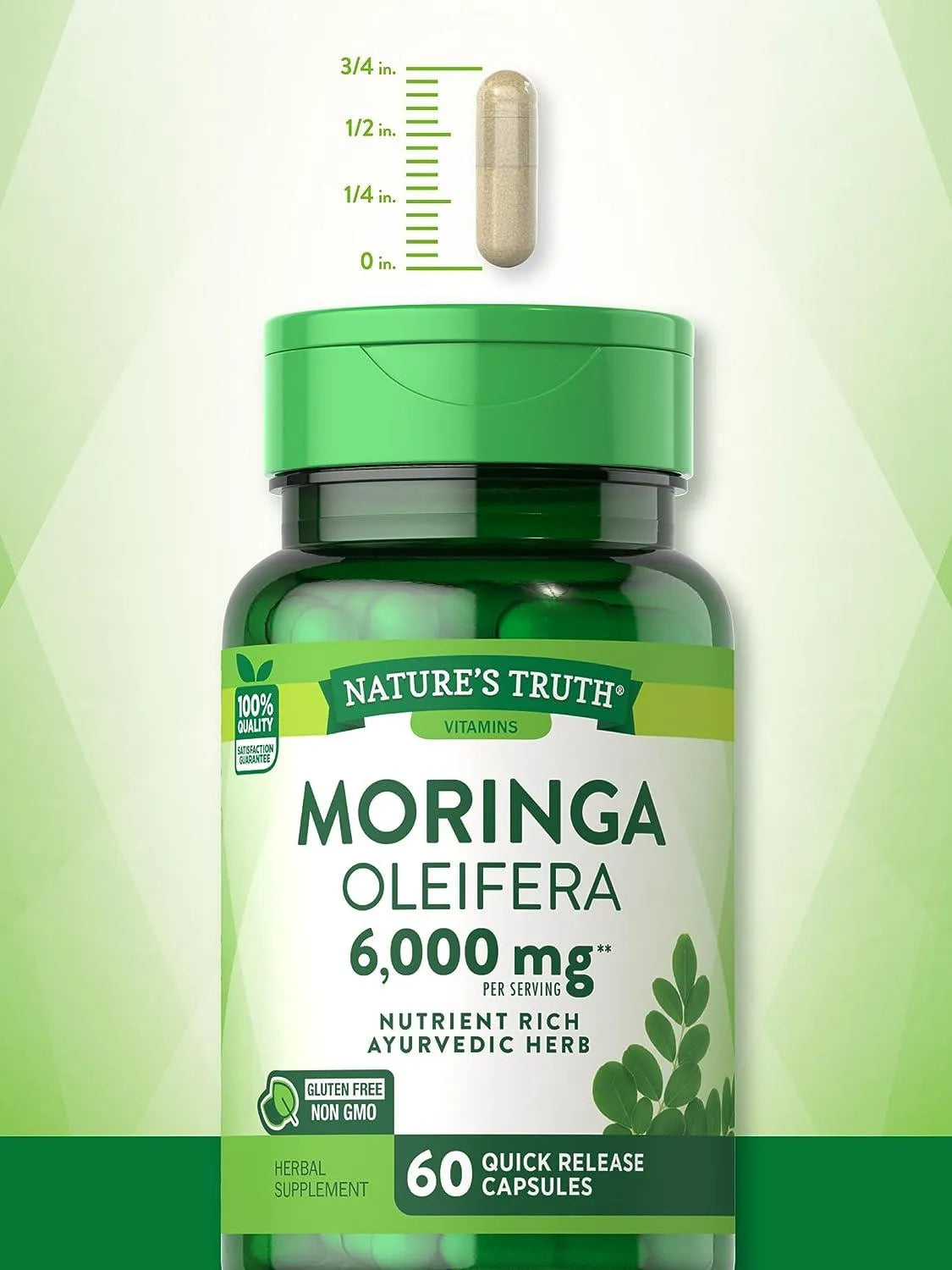 NATURE'S TRUTH - Nature's Truth Moringa 6000Mg. 60 Capsulas - The Red Vitamin MX - Suplementos Alimenticios - {{ shop.shopifyCountryName }}