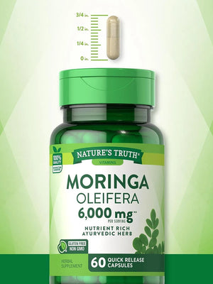 NATURE'S TRUTH - Nature's Truth Moringa 6000Mg. 60 Capsulas - The Red Vitamin MX - Suplementos Alimenticios - {{ shop.shopifyCountryName }}