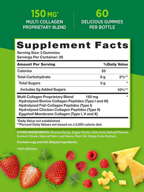NATURE'S TRUTH - Nature's Truth Multi Collagen Gummies 60 Gomitas - The Red Vitamin MX - Suplementos Alimenticios - {{ shop.shopifyCountryName }}