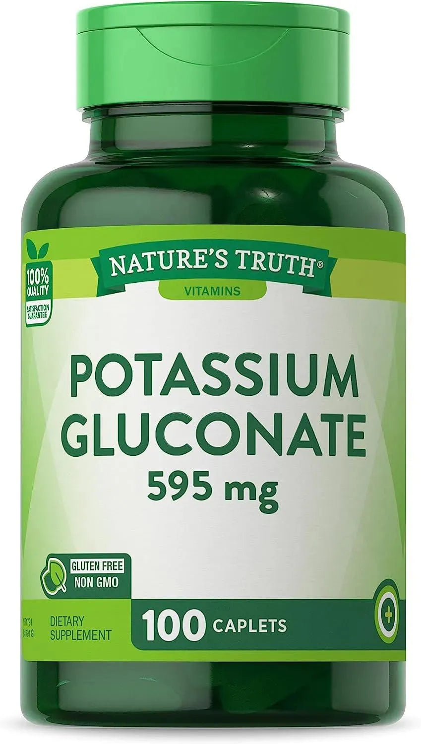 NATURE'S TRUTH - Nature's Truth Potassium Gluconate 595Mg. 100 Capsulas - The Red Vitamin MX - Suplementos Alimenticios - {{ shop.shopifyCountryName }}