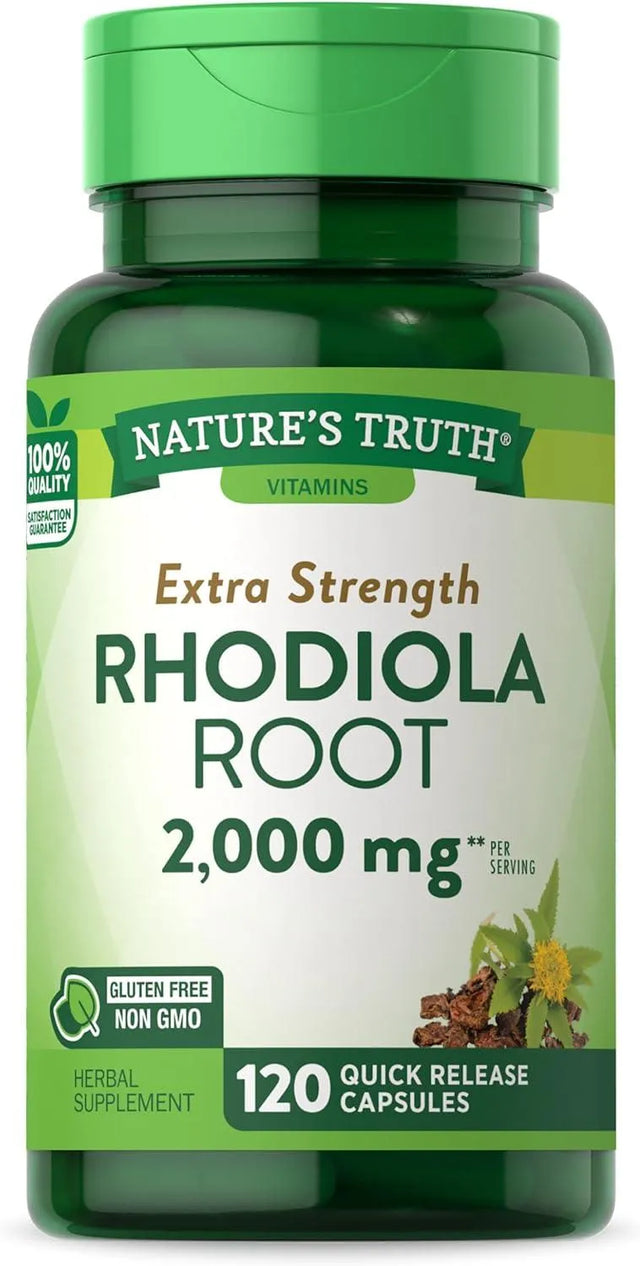 NATURE'S TRUTH - Nature's Truth Rhodiola Rosea 2000Mg. 120 Capsulas - The Red Vitamin MX - Suplementos Alimenticios - {{ shop.shopifyCountryName }}