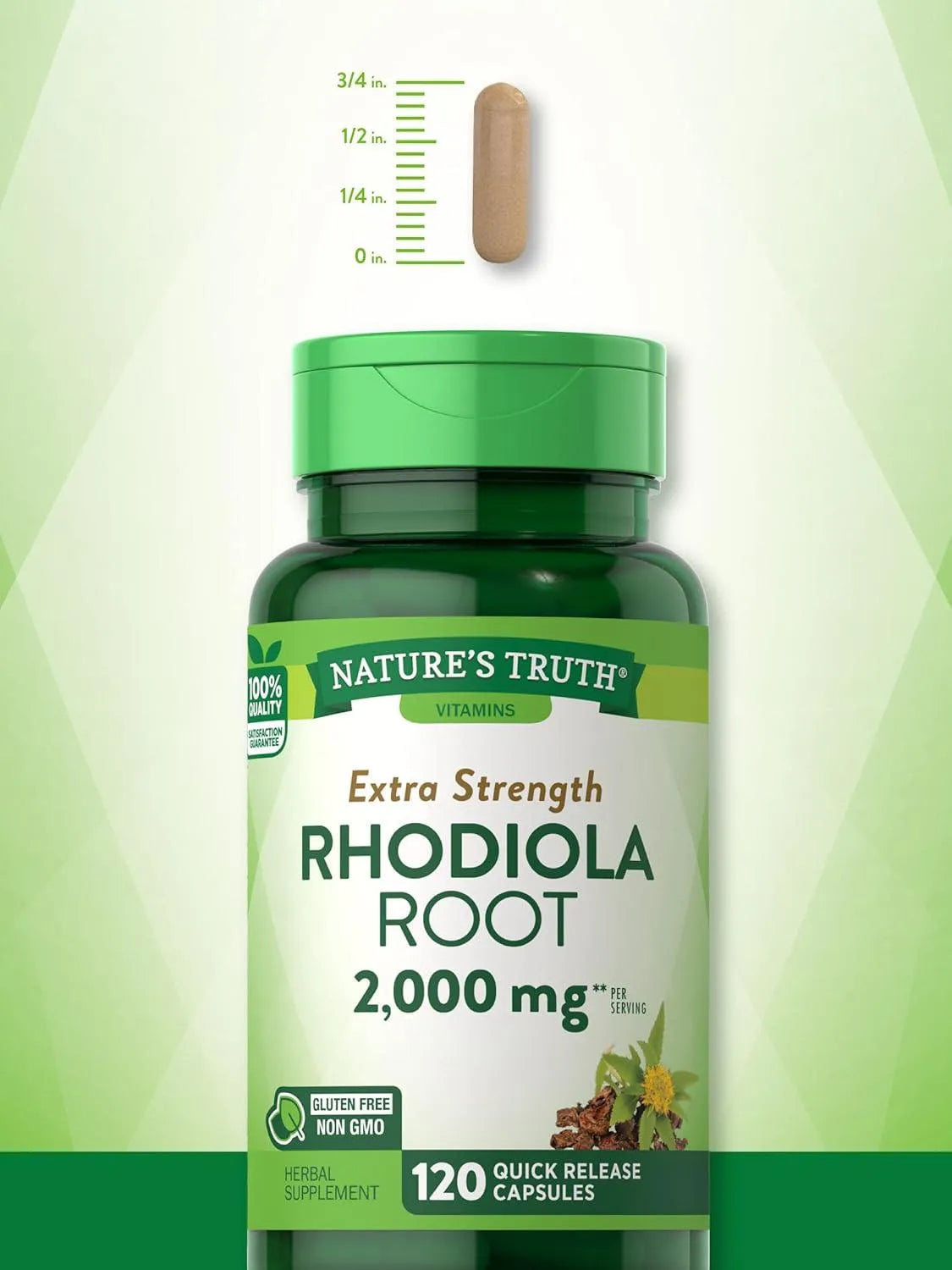 NATURE'S TRUTH - Nature's Truth Rhodiola Rosea 2000Mg. 120 Capsulas - The Red Vitamin MX - Suplementos Alimenticios - {{ shop.shopifyCountryName }}