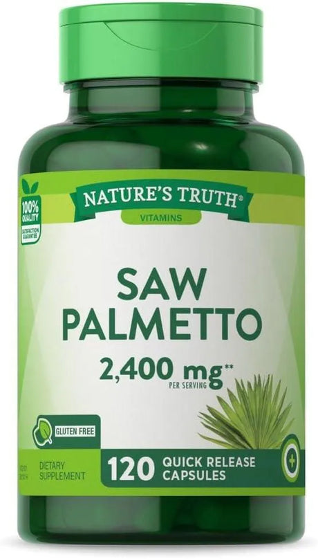 NATURE'S TRUTH - Nature's Truth Saw Palmetto 2400Mg. 120 Capsulas - The Red Vitamin MX - Suplementos Alimenticios - {{ shop.shopifyCountryName }}