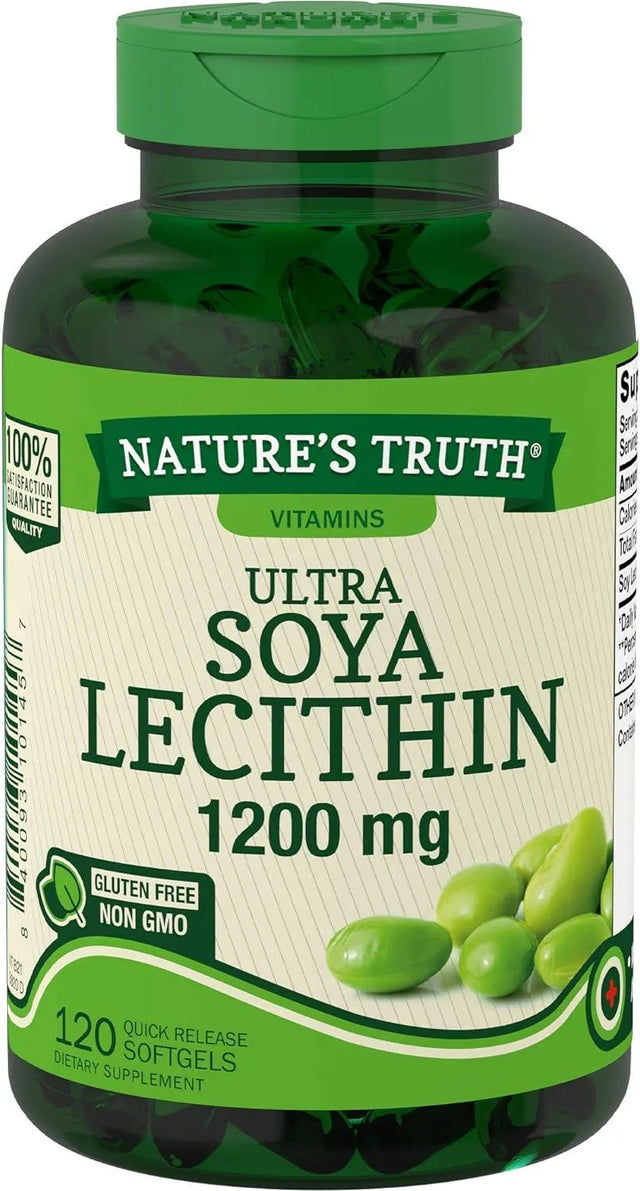 NATURE'S TRUTH - Nature's Truth Ultra SOYA Lecithin 1200Mg. 120 Capsulas Blandas - The Red Vitamin MX - Suplementos Alimenticios - {{ shop.shopifyCountryName }}