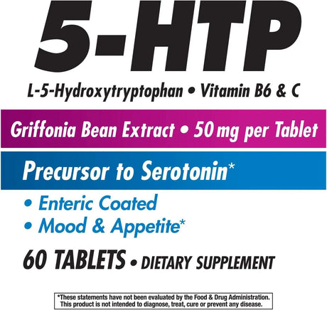 NATURE'S WAY - Nature's Way 5-HTP 50Mg. 60 Tabletas - The Red Vitamin MX - Suplementos Alimenticios - {{ shop.shopifyCountryName }}