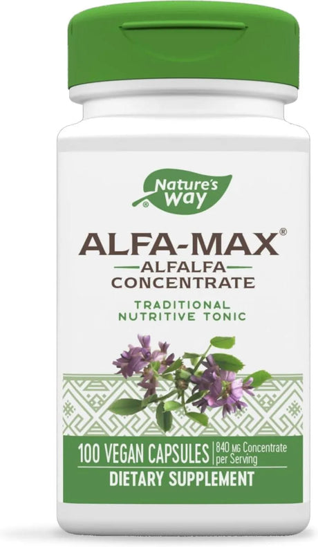 NATURE'S WAY - Nature's Way Alfa-Max 840Mg. 100 Capsulas - The Red Vitamin MX - Suplementos Alimenticios - {{ shop.shopifyCountryName }}