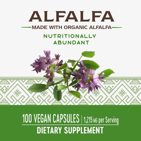 NATURE'S WAY - Nature's Way Alfalfa 1,215Mg. 100 Capsulas - The Red Vitamin MX - Suplementos Alimenticios - {{ shop.shopifyCountryName }}