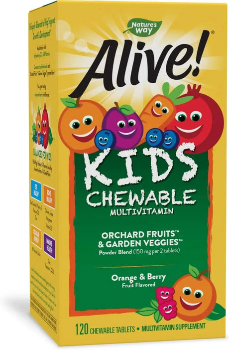 NATURE'S WAY - Nature's Way Alive! Children's Daily Multivitamin 120 Tabletas Masticables - The Red Vitamin MX - Suplementos Alimenticios - {{ shop.shopifyCountryName }}