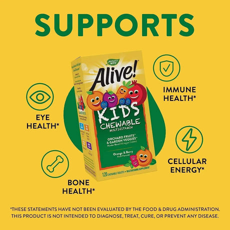 NATURE'S WAY - Nature's Way Alive! Children's Daily Multivitamin 120 Tabletas Masticables - The Red Vitamin MX - Suplementos Alimenticios - {{ shop.shopifyCountryName }}