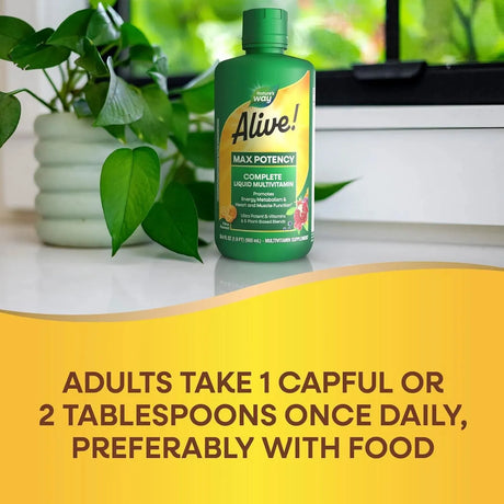 NATURE'S WAY - Nature's Way Alive! Max Potency Complete Liquid Multivitamin 900Ml. - The Red Vitamin MX - Suplementos Alimenticios - {{ shop.shopifyCountryName }}