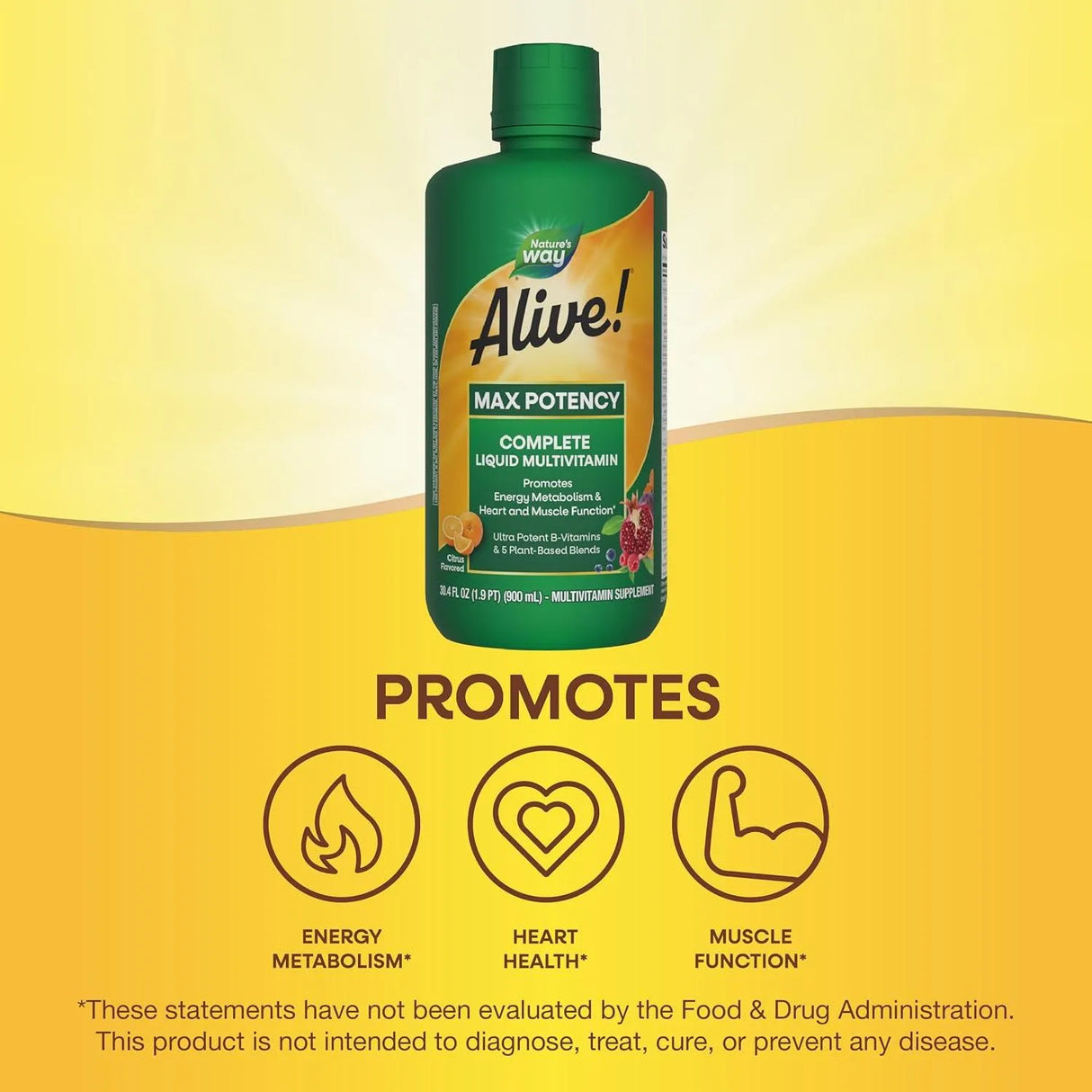 NATURE'S WAY - Nature's Way Alive! Max Potency Complete Liquid Multivitamin 900Ml. - The Red Vitamin MX - Suplementos Alimenticios - {{ shop.shopifyCountryName }}