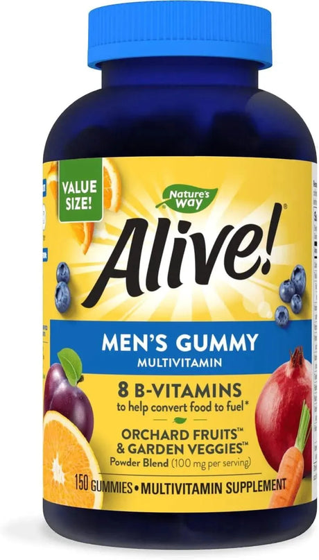 NATURE'S WAY - Nature's Way Alive! Men's Daily Gummy Multivitamin 150 Gomitas - The Red Vitamin MX - Suplementos Alimenticios - {{ shop.shopifyCountryName }}