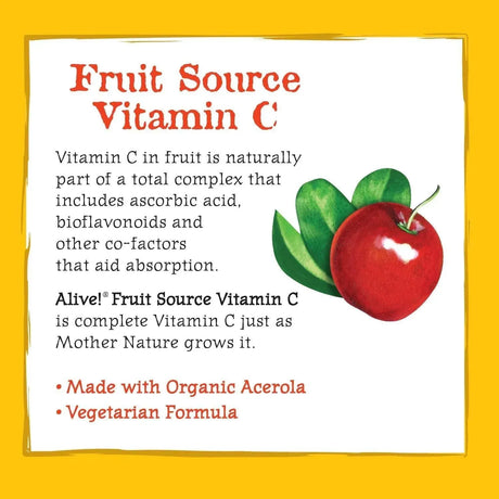 NATURE'S WAY - Nature's Way Alive! Vitamin C 120 Capsulas - The Red Vitamin MX - Suplementos Alimenticios - {{ shop.shopifyCountryName }}