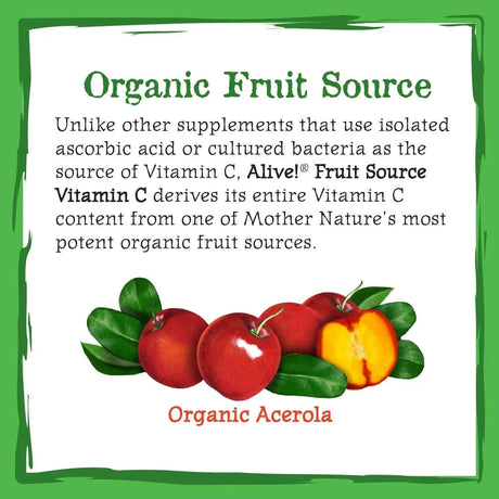 NATURE'S WAY - Nature's Way Alive! Vitamin C Powder Drink Mix from Organic Acerola 120Gr. - The Red Vitamin MX - Suplementos Alimenticios - {{ shop.shopifyCountryName }}