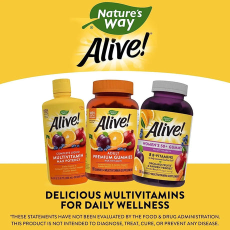 NATURE'S WAY - Nature's Way Alive! Women’s 50+ 120 Gomitas - The Red Vitamin MX - Suplementos Alimenticios - {{ shop.shopifyCountryName }}