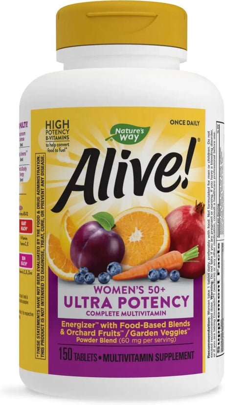 NATURE'S WAY - Nature's Way Alive! Women’s 50+ 150 Tabletas - The Red Vitamin MX - Suplementos Alimenticios - {{ shop.shopifyCountryName }}