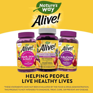 NATURE'S WAY - Nature's Way Alive! Women’s 50+ 60 Gomitas - The Red Vitamin MX - Suplementos Alimenticios - {{ shop.shopifyCountryName }}