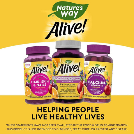 NATURE'S WAY - Nature's Way Alive! Women’s 50+ 60 Gomitas - The Red Vitamin MX - Suplementos Alimenticios - {{ shop.shopifyCountryName }}
