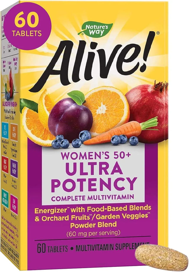 NATURE'S WAY - Nature's Way Alive! Women’s 50+ 60 Tabletas - The Red Vitamin MX - Suplementos Alimenticios - {{ shop.shopifyCountryName }}