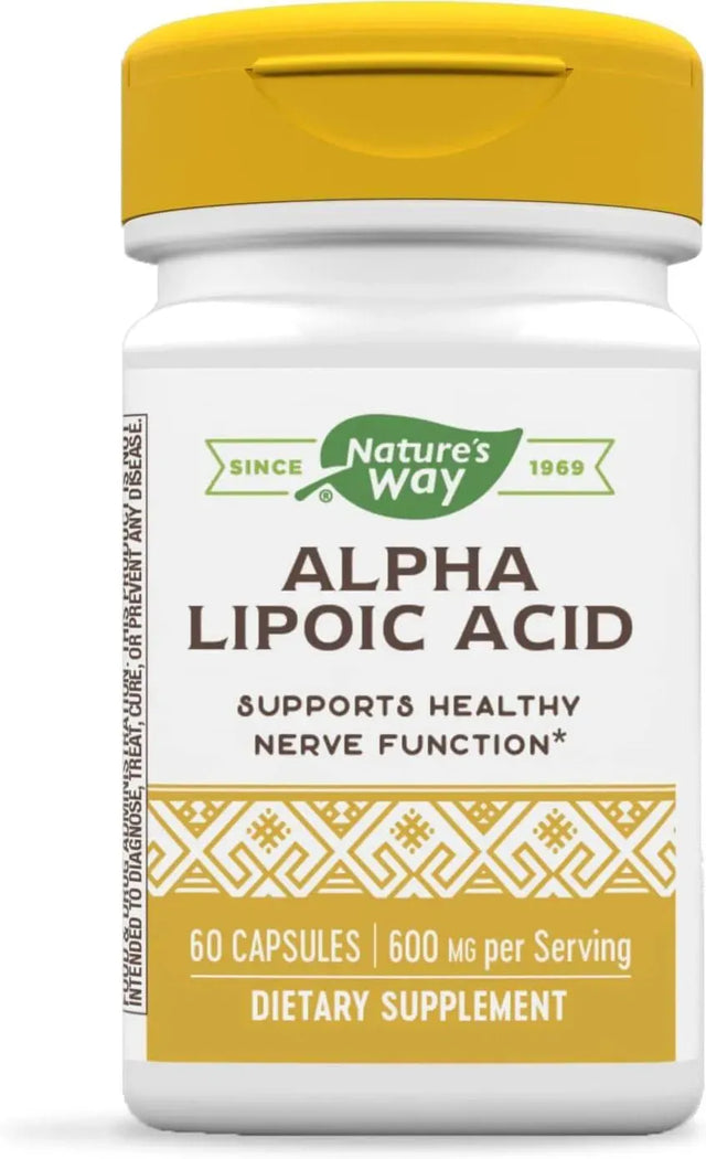 NATURE'S WAY - Nature's Way Alpha Lipoic Acid 600Mg. 60 Capsulas - The Red Vitamin MX - Suplementos Alimenticios - {{ shop.shopifyCountryName }}