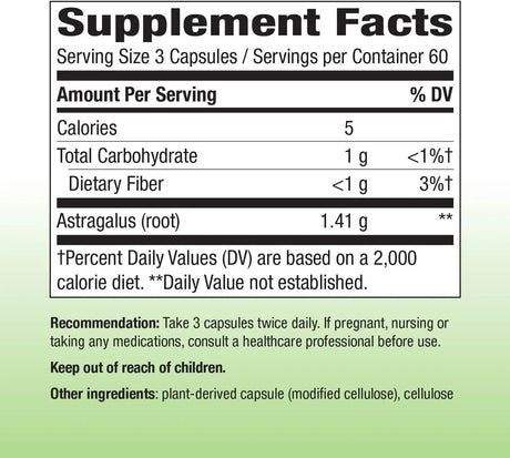 NATURE'S WAY - Nature's Way Astragalus Root 180 Capsulas - The Red Vitamin MX - Suplementos Alimenticios - {{ shop.shopifyCountryName }}