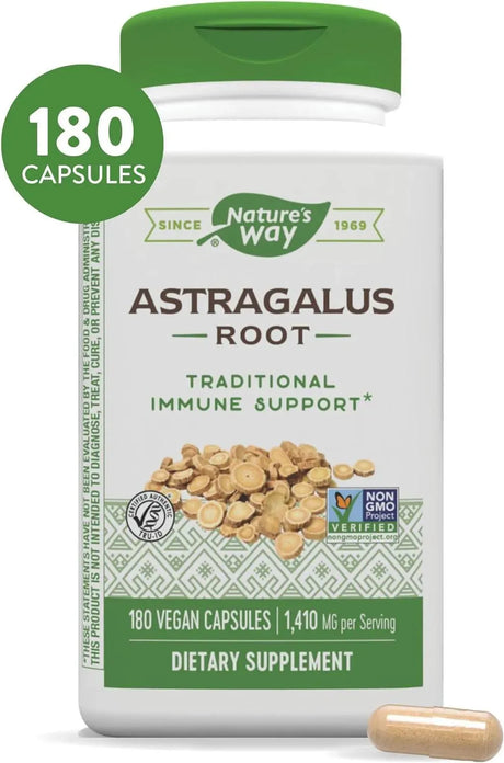 NATURE'S WAY - Nature's Way Astragalus Root 180 Capsulas - The Red Vitamin MX - Suplementos Alimenticios - {{ shop.shopifyCountryName }}