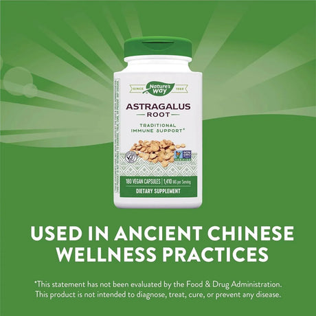 NATURE'S WAY - Nature's Way Astragalus Root 180 Capsulas - The Red Vitamin MX - Suplementos Alimenticios - {{ shop.shopifyCountryName }}