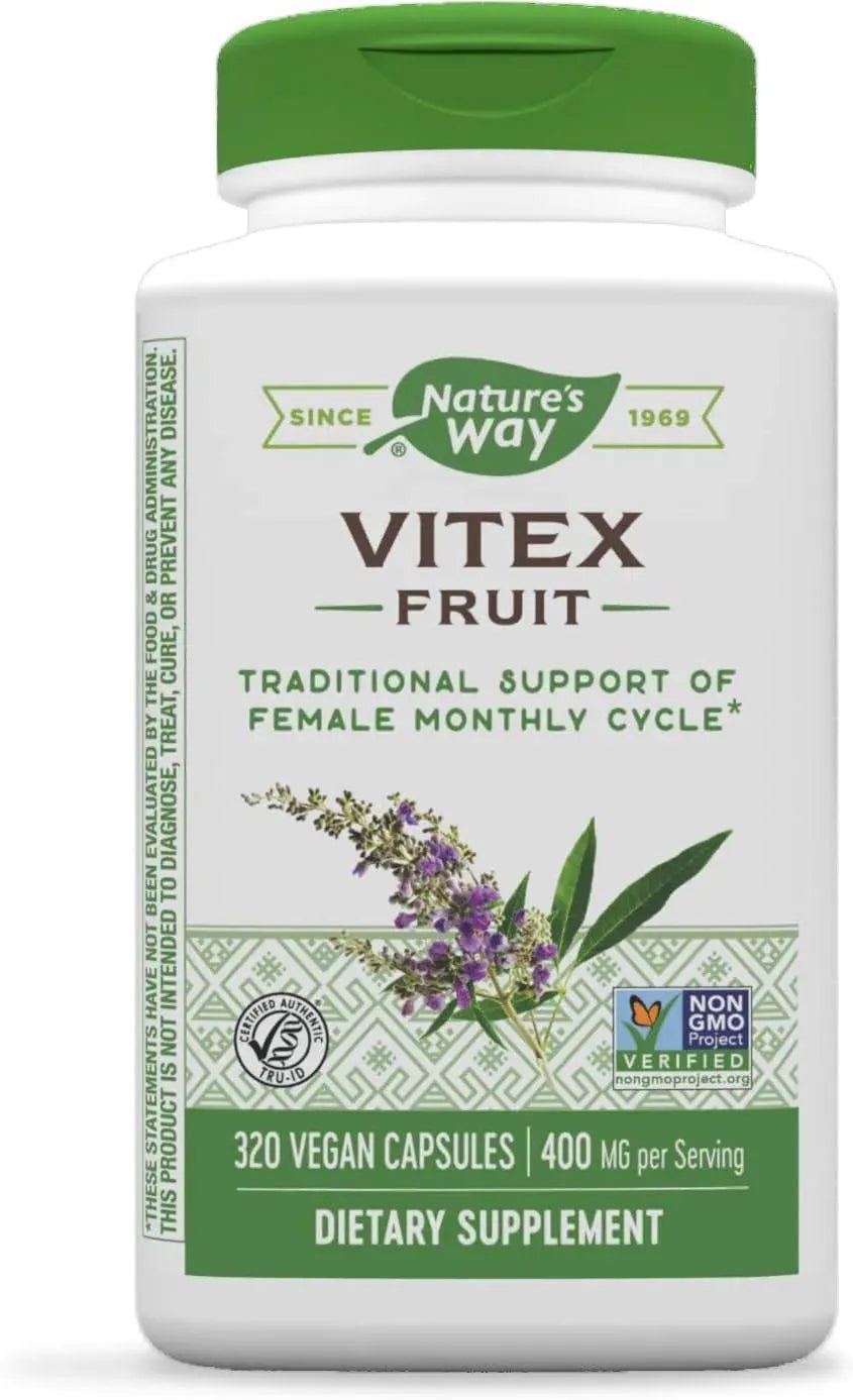 NATURE'S WAY - Nature's Way Baya Casto Fruit 400Mg. 320 Capsulas - The Red Vitamin MX - Suplementos Alimenticios - {{ shop.shopifyCountryName }}