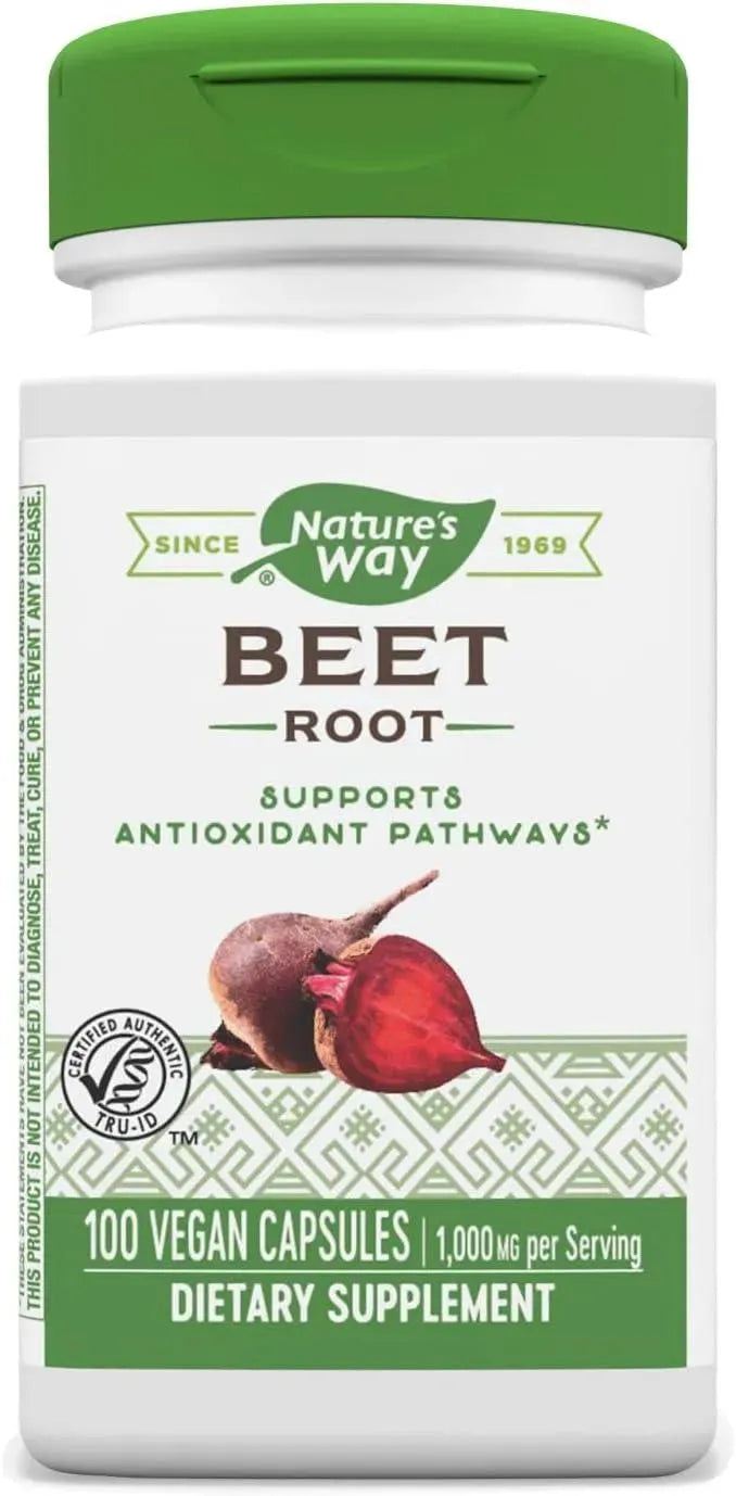 NATURE'S WAY - Nature's Way Beet Root 1000Mg. 100 Capsulas - The Red Vitamin MX - Suplementos Alimenticios - {{ shop.shopifyCountryName }}