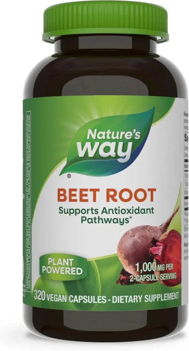 NATURE'S WAY - Nature's Way Beet Root 320 Capsulas - The Red Vitamin MX - Suplementos Alimenticios - {{ shop.shopifyCountryName }}