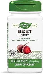 NATURE'S WAY - Nature's Way Beet Root 500mg. 100 Capsulas 3 Pack - The Red Vitamin MX - Suplementos Alimenticios - {{ shop.shopifyCountryName }}