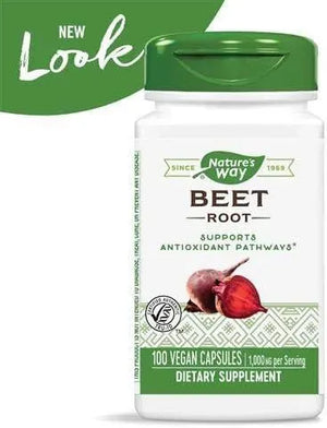 NATURE'S WAY - Nature's Way Beet Root 500mg. 100 Capsulas 3 Pack - The Red Vitamin MX - Suplementos Alimenticios - {{ shop.shopifyCountryName }}