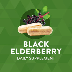 NATURE'S WAY - Nature's Way Black Elderberry 100 Capsulas - The Red Vitamin MX - Suplementos Alimenticios - {{ shop.shopifyCountryName }}