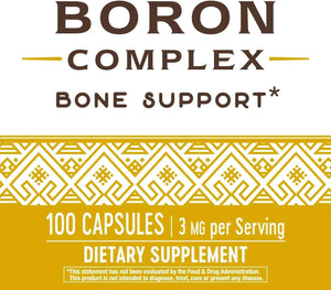 NATURE'S WAY - Nature's Way Boron Complex 3 Mg. 100 Capsulas - The Red Vitamin MX - Suplementos Alimenticios - {{ shop.shopifyCountryName }}