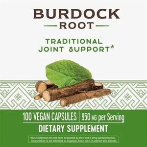 NATURE'S WAY - Nature's Way Burdock Root 475Mg. 100 Capsulas 2 Pack - The Red Vitamin MX - Suplementos Alimenticios - {{ shop.shopifyCountryName }}
