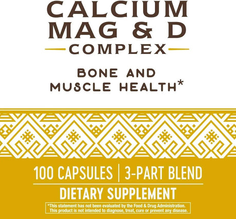 NATURE'S WAY - Nature's Way Calcium Magnesium Vitamin D 100 Capsulas - The Red Vitamin MX - Suplementos Alimenticios - {{ shop.shopifyCountryName }}