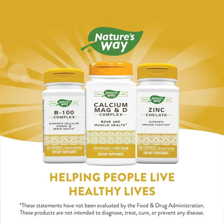 NATURE'S WAY - Nature's Way Calcium Magnesium Vitamin D 250 Capsulas - The Red Vitamin MX - Suplementos Alimenticios - {{ shop.shopifyCountryName }}