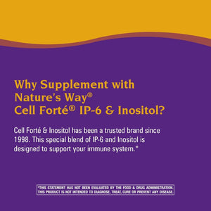 NATURE'S WAY - Nature's Way Cell Forté IP-6 & Inositol 120 Capsulas - The Red Vitamin MX - Suplementos Alimenticios - {{ shop.shopifyCountryName }}