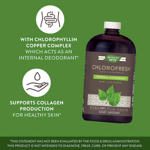 NATURE'S WAY - Nature's Way Chlorofresh Liquid Chlorophyll 16 Fl.Oz. - The Red Vitamin MX - Suplementos Alimenticios - {{ shop.shopifyCountryName }}