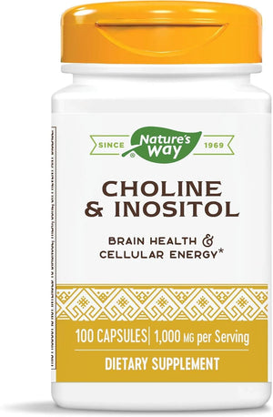 NATURE'S WAY - Nature’s Way Choline & Inositol 100 Capsulas - The Red Vitamin MX - Suplementos Alimenticios - {{ shop.shopifyCountryName }}