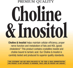 NATURE'S WAY - Nature’s Way Choline & Inositol 100 Capsulas - The Red Vitamin MX - Suplementos Alimenticios - {{ shop.shopifyCountryName }}