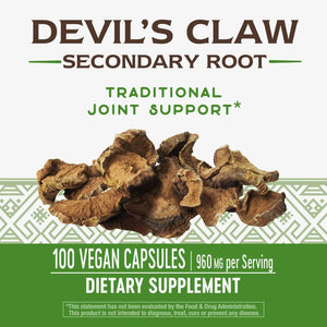 NATURE'S WAY - Nature's Way Devil’s Claw Secondary Root 480Mg. 100 Capsulas - The Red Vitamin MX - Suplementos Alimenticios - {{ shop.shopifyCountryName }}