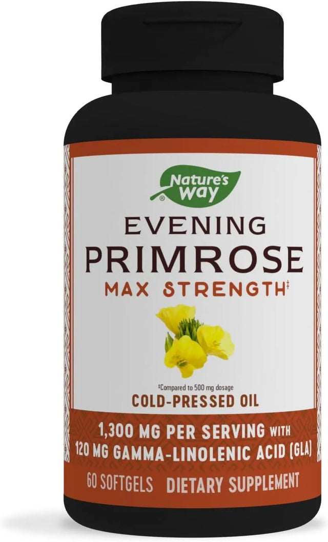 NATURE'S WAY - Nature's Way Evening Primrose Oil 1300Mg. 60 Capsulas Blandas - The Red Vitamin MX - Suplementos Alimenticios - {{ shop.shopifyCountryName }}