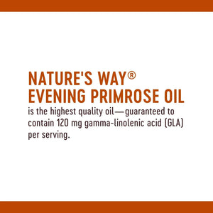 NATURE'S WAY - Nature's Way Evening Primrose Oil 1300Mg. 60 Capsulas Blandas - The Red Vitamin MX - Suplementos Alimenticios - {{ shop.shopifyCountryName }}