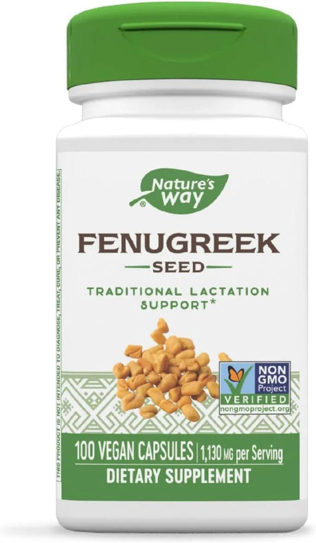 NATURE'S WAY - Nature's Way Fenugreek Seed 1130Mg. 100 Capsulas - The Red Vitamin MX - Suplementos Alimenticios - {{ shop.shopifyCountryName }}