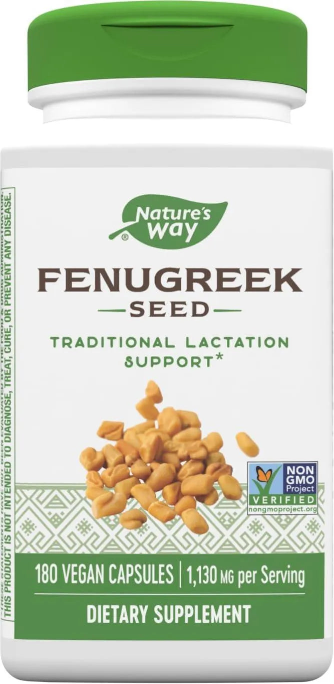 NATURE'S WAY - Nature's Way Fenugreek Seed 1130Mg. 180 Capsulas - The Red Vitamin MX - Suplementos Alimenticios - {{ shop.shopifyCountryName }}