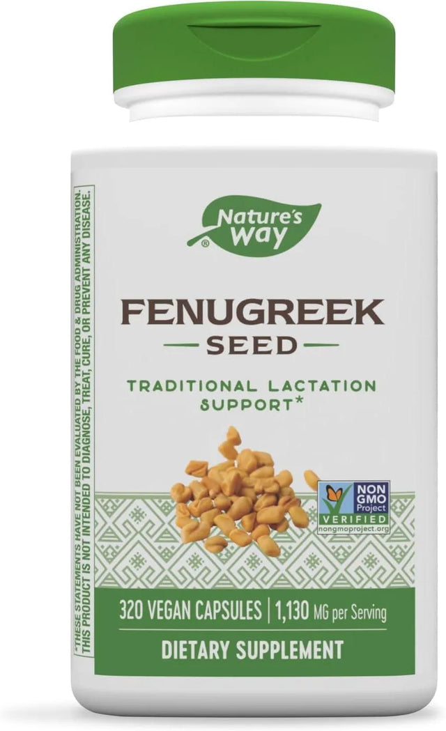 NATURE'S WAY - Nature's Way Fenugreek Seed 1130Mg. 320 Capsulas - The Red Vitamin MX - Suplementos Alimenticios - {{ shop.shopifyCountryName }}